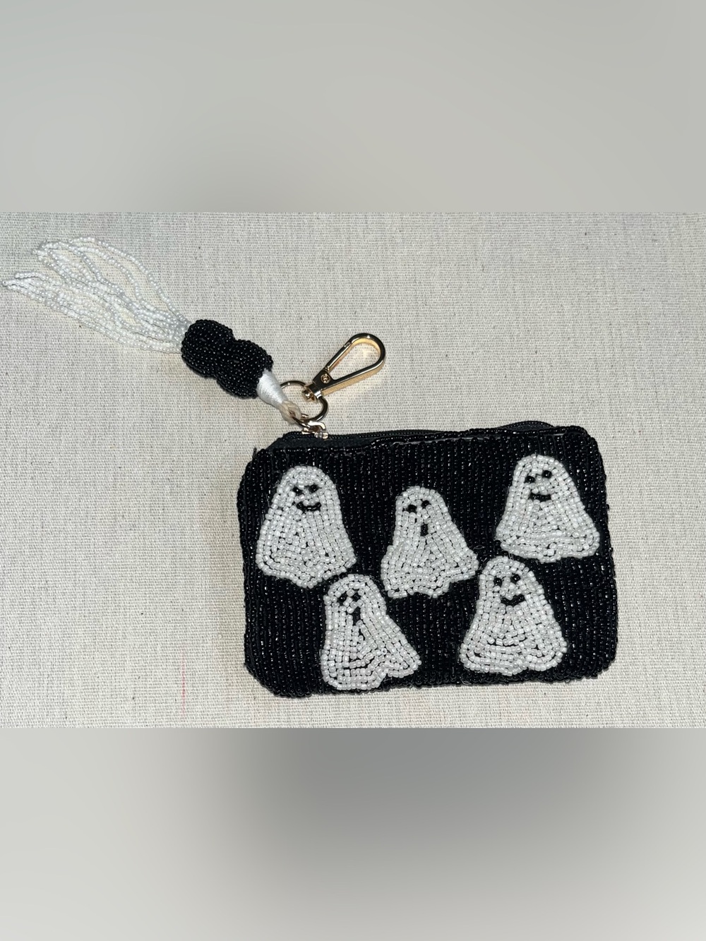 NWOT Wandering Moon Glass Beaded Pouch/Mini Bag
